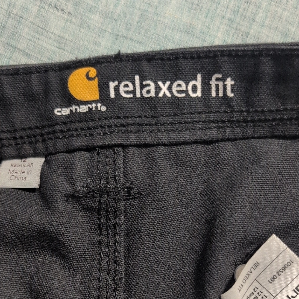Carhartt Black Relaxed Fit Pants - Picture 2 of 11